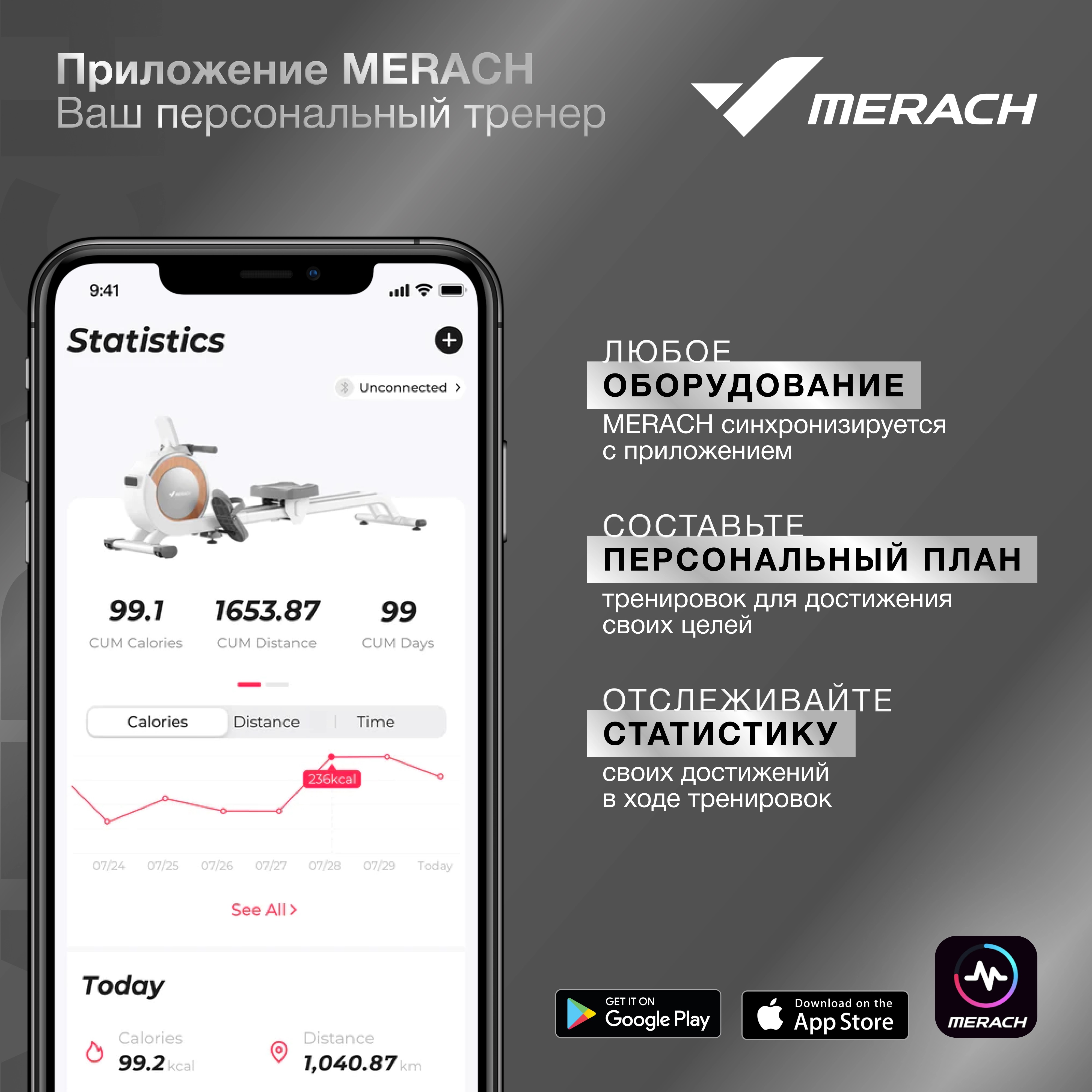 Велотренажер MERACH MR-S06 WHITE