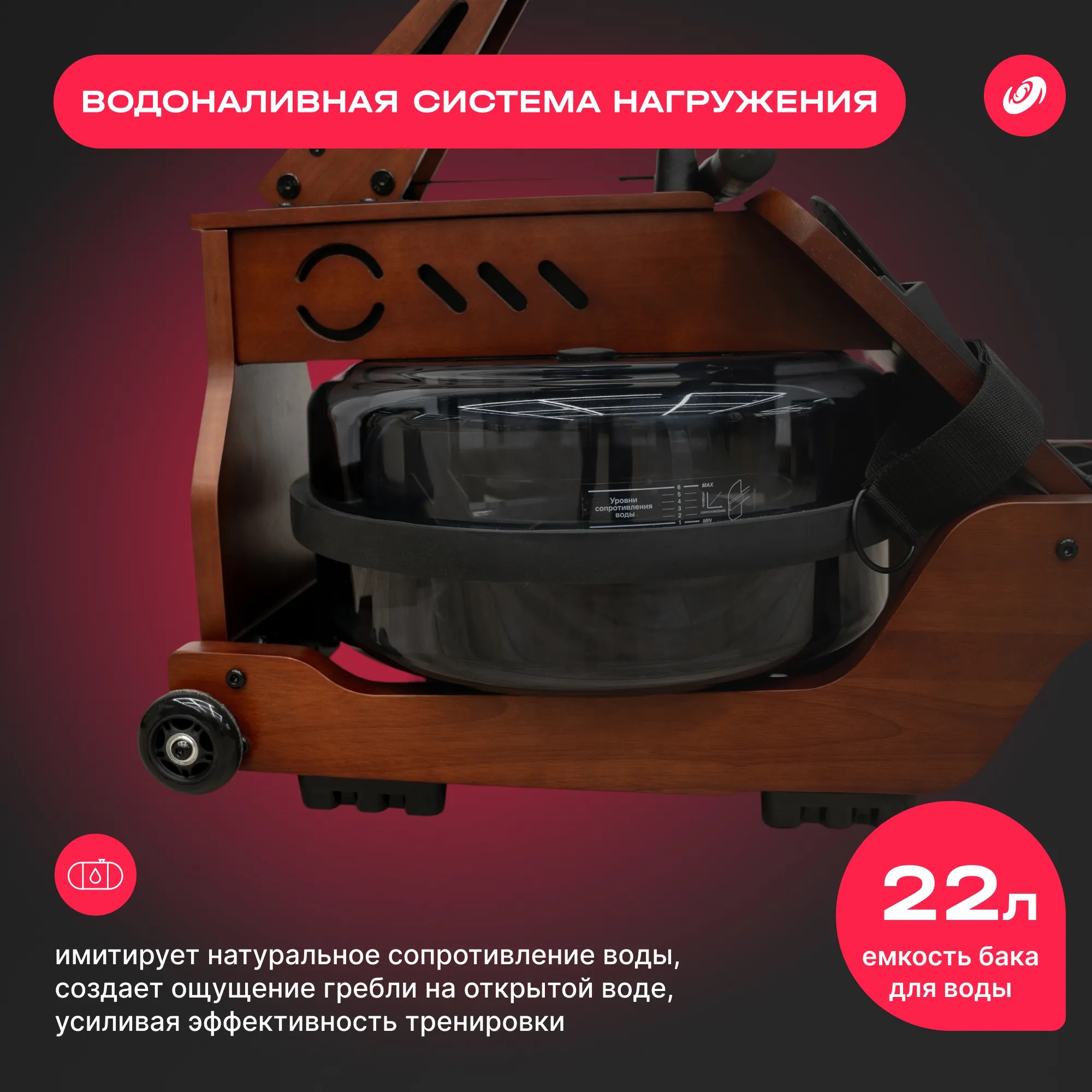 Гребной тренажер SVENSSON BODY LABS WAVERUN