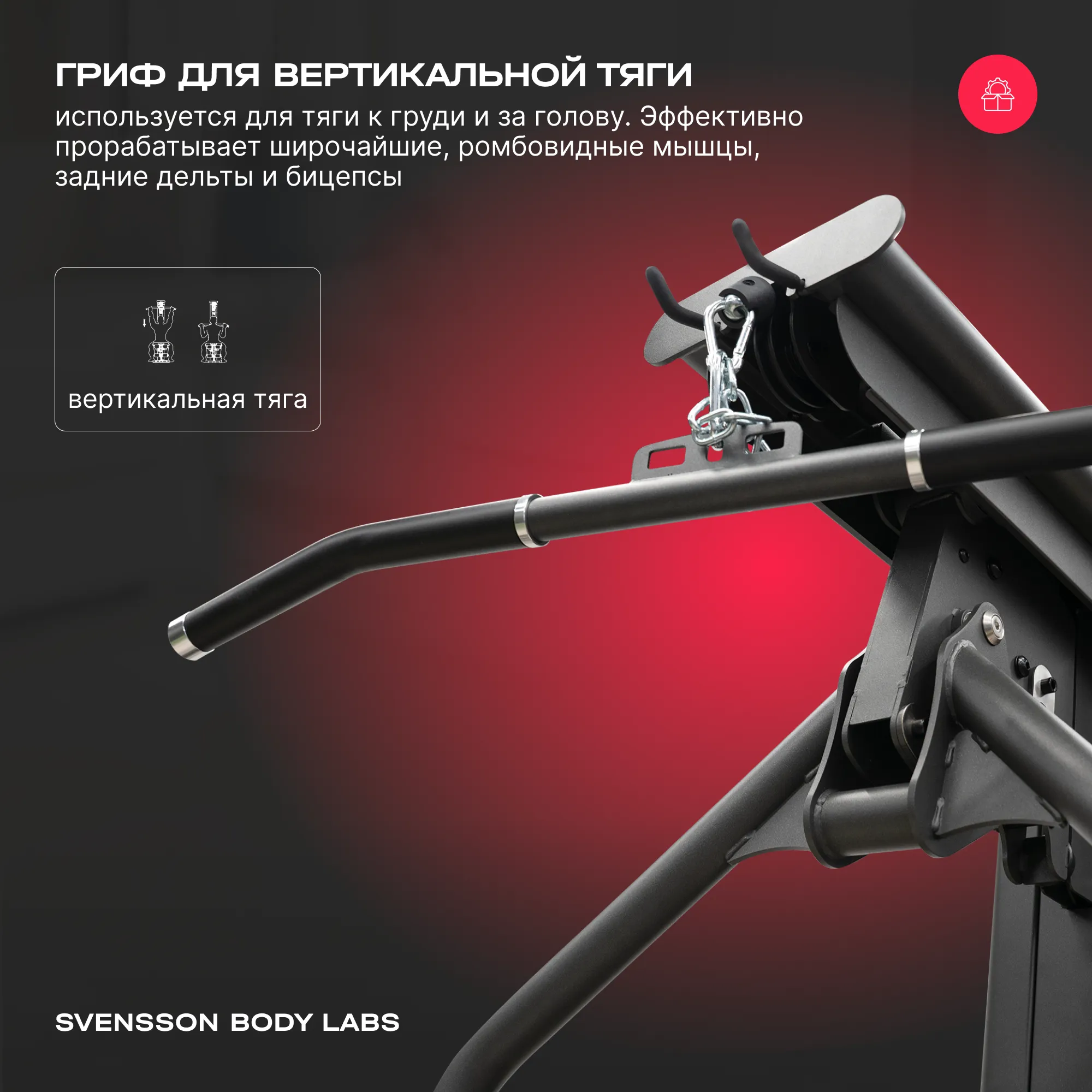 Силовой комплекс SVENSSON BODY LABS RIGEL PLUS PRO (стек 60кг)