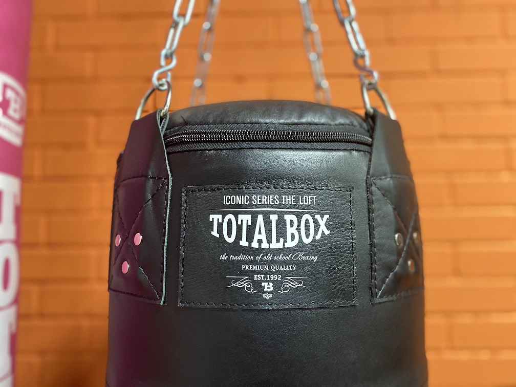 Мешок боксерский набивной LOFT TOTALBOX кожа 40/150/75 кг (черный)
