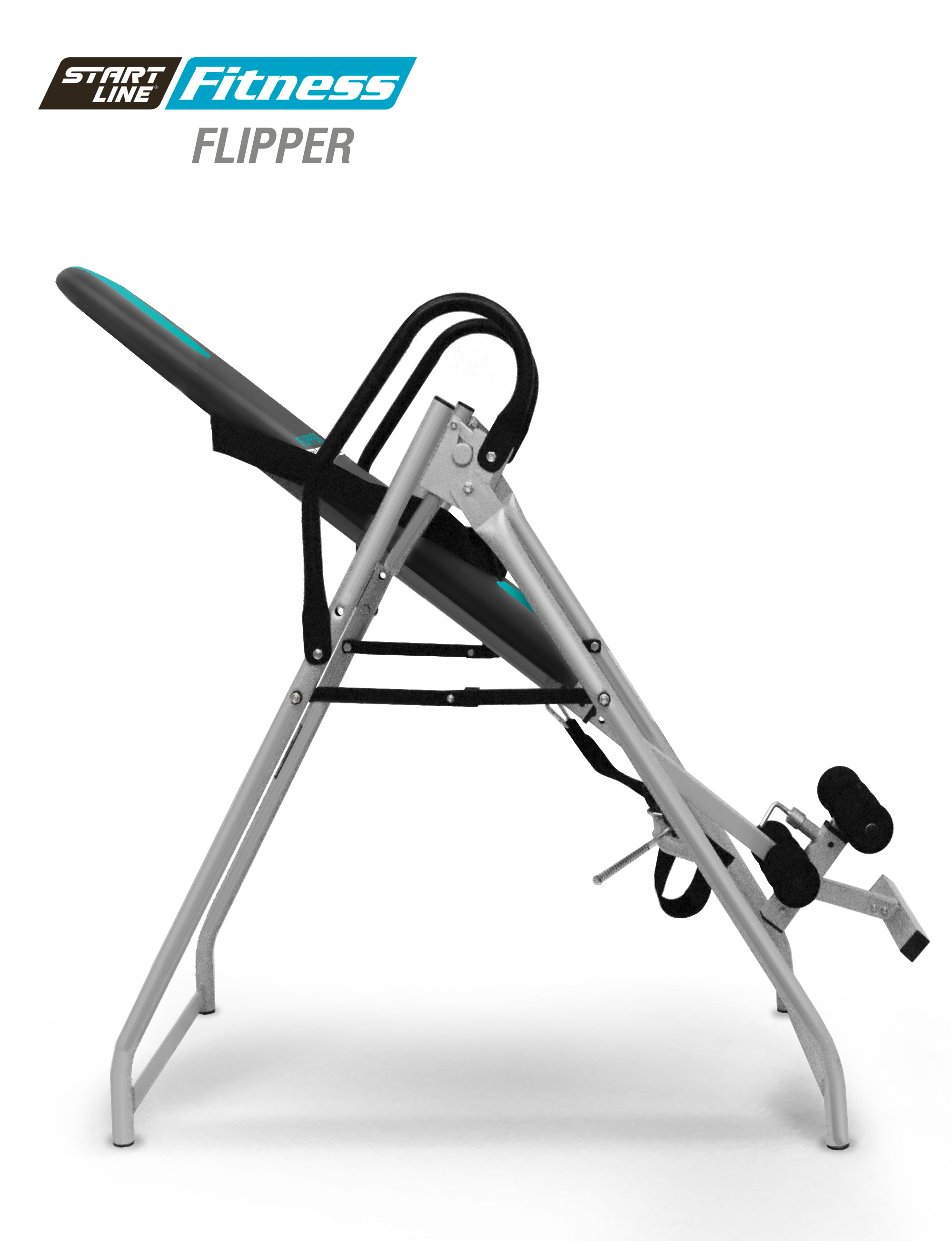 Инверсионный стол FLIPPER серо-бирюзовый