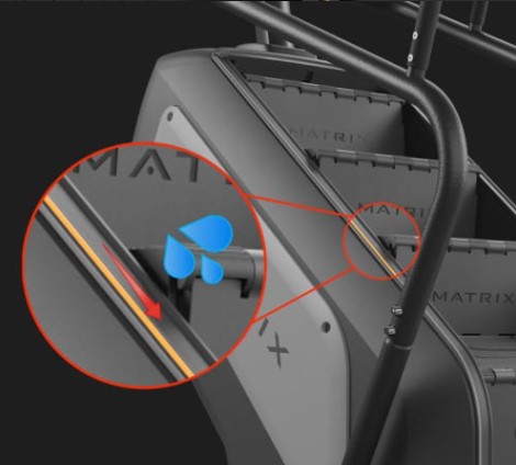 Лестница-степпер MATRIX Performance с консолью Touch XL Base