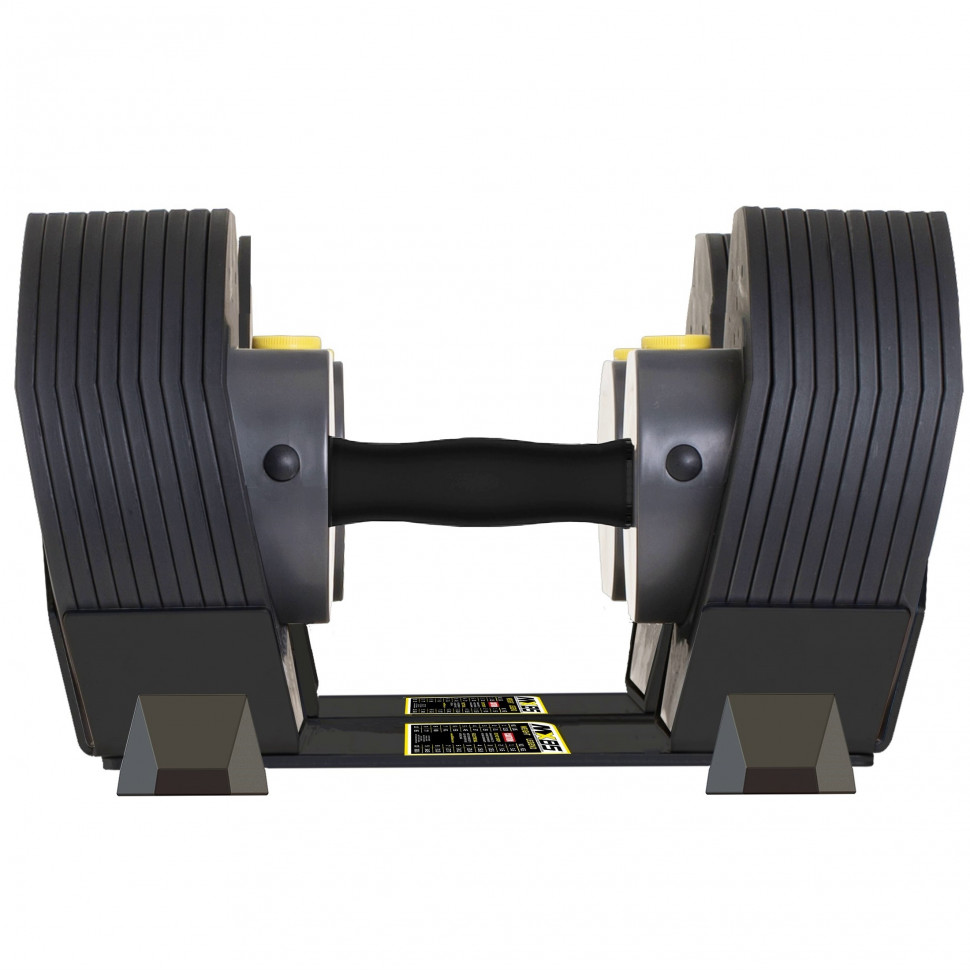 Гантель регулируемая First Degree Fitness MX Select MX85 вес 5.6 - 38.6 кг, 1 шт