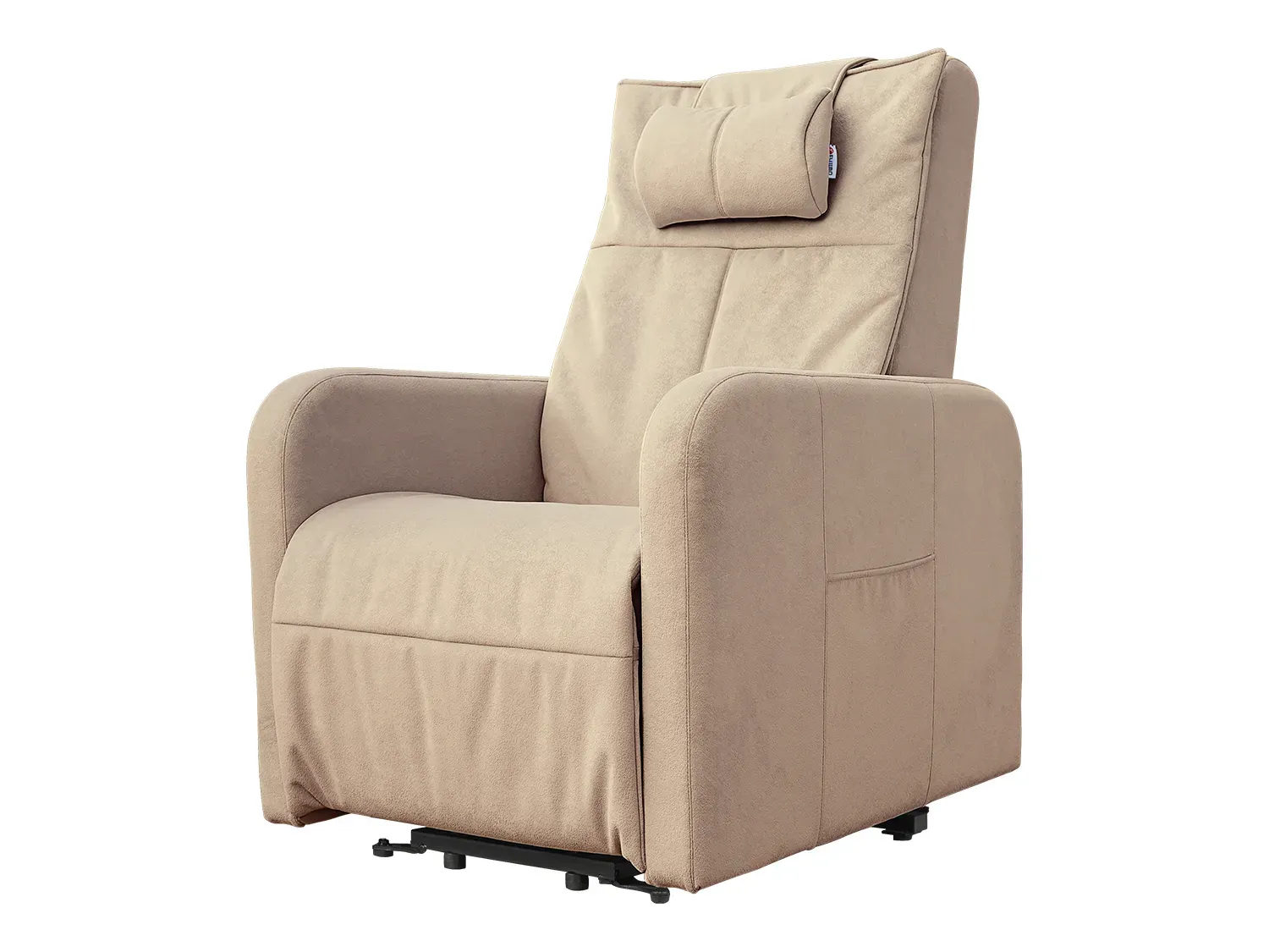 Массажное кресло реклайнер с подъемом FUJIMO LIFT CHAIR F3005 FLFK Ваниль (Sakura 4)
