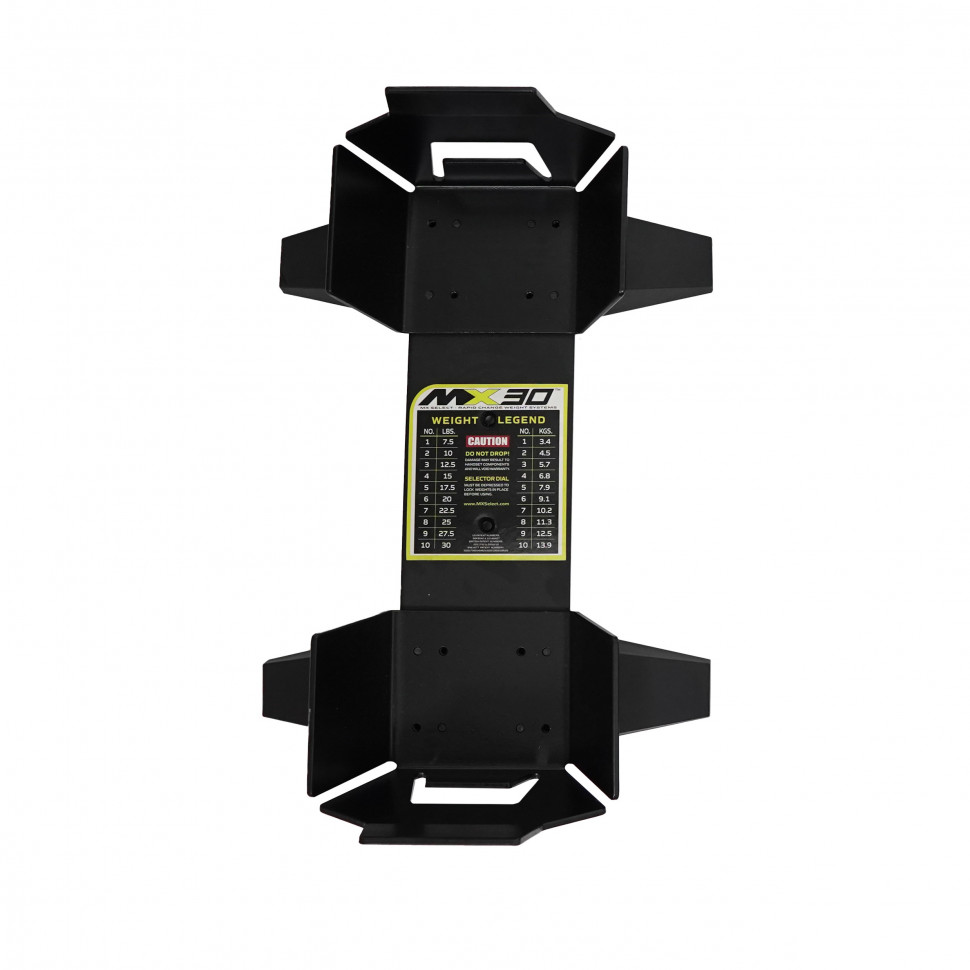 Гантель регулируемая First Degree Fitness MX Select MX30, вес 3.4-13.9 кг, 1 шт